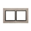 SIMON 54 NATURE Ramka 2 podwójna Nature-Beton FUNDA MENTE IP20/IP44* DRN2/93 KONTAKT SIMON