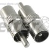 Wtyk cinch/RCA - wtyk antenowy