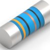 Resistor, thin film, SMD 0204, mini MELF, 1 Ω, 0.4 W, ±1 %, 1-2176334-1