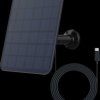 SOLAR PANEL 2 B Solar panel for Reolink cameras, black