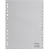 Durable 652410 Index A4 15 Dividers Grey Polypropylene Embossed Tabs