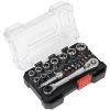 Sealey AK2111 Premier Socket & Colour-Coded Bit Set 1/4"Sq Drive 31pc