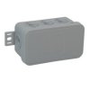 Puszka natynkowa elastyczna V8 80x45x41mm IP54 8-wlotowa klik popiel 038-03 VIPLAST