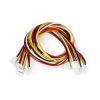 Grove - zestaw 5 przewodów żeńsko-żeńskich 4-pin - 2mm/30cm z zatrzaskiem