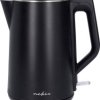 Nedis KAWK361EBK Czajnik lampka kontrolna czarny Pojemność: 1.5 l