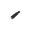 Gniazdo Jack 2,5 stereo na kabel plastik