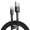 Przyłącze USB - USB-C czarne plecione - baseus - 0.5m
