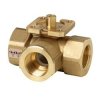 Zawór kulowy korpus mosiężny Rp Rp 3/4cal Siemens