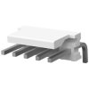 Pin header, 5 pole, pitch 3.96 mm, straight, natural, 640389-5