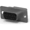 D-Sub socket, 9 pole, standard, unequipped, straight, crimp connection, 164531-4