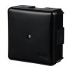Puszka natynkowa 86x86x39 5x2,5mm2 6-wylotowa pusta czarna 0226-02 ELEKTRO-PLAST NASIELSK