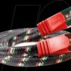 PKW-TOUGH-STP-K6 0.25 RT Cat.6 SLIM tough cable, F/FTP, 0,25 m, red