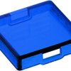Cap, square, (L x W x H) 15 x 15 x 3.8 mm, blue, for pushbutton switch, 5.49.275.036/1601