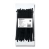 Qoltec Opaski Zaciskowe Trytki Kablowe 4.8*200Mm 100 Szt. Nylon66 Uv Czarne