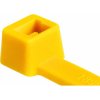 Cable tie, PA, (L x W) 100 x 2.45 mm, bundle-Ø 1.5 to 22 mm, yellow, -40 to 85 °C, 116-01814