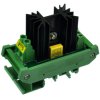 CZH-LABS DIN Rail Mount 1 Channel 12 Amp Solid State Relay SSR Module, in 4~32VDC, out 100~240VAC.