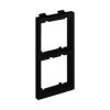 Adapter CIMA pionowy 2x K45 czarny 108x52mm