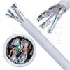 Kabel sieciowy S/FTP kat.7A skrętka 4x2x0,58mm wewnętrzny B2ca bezhalogenowy LSOH szary Alantec