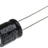 Kondensator 220μF 50V dc Radialny, Otwór przelotowy RS PRO roztaw: 5mm 10 (Dia.) x 12mm