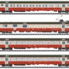 Wagon osobowy MiniTrix 18720 N Zestaw 4 samochodów osobowych Swiss Express firmy SBB Zestaw 1