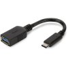 Digitus AK-300315-001-S USB 3.2 Gen 1 Adapter A-C 0.15m Round Shielded Black
