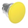 Metalowy przycisk grzybkowy samoczynny powrót fi40mm Żółty LPSB6145