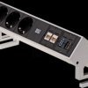 902.502 DESK2 3x protective contact, 2x CAT6, 1x HDMI, 1x USB 3.0, suppl