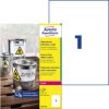 L4775-20 Weatherproof labels 210 x 297 mm