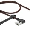 Delock Kabel USB USB 2.0 Złącze męskie USB-A, Złącze męskie USB-C® 0.50 m czarny styki pozłacane 85280