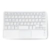 Klawiatura bezprzewodowa Bluetooth 3.0 z Touchpad - biała - 7 cali