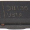 DiodesZetex Krzemomangan, stal molibdenowa SMA Powierzchnia 1 A Pojedyncza 50 V 2-pinowy US1A-13-F