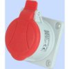 Gniazdo Tablicowe Proste 16A 4P Czerwone Ip54 Gtp 16/4 921831