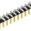 Pin header, 9 pole, pitch 2 mm, angled, black, SLY30359S