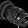 60357 Cable Gland PG16 with strain relief and bending protection bk