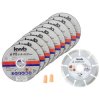 kwb 712031 Cutting disc set 115mm 10 pcs stainless/stone box free plugs