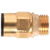 Sealey JGBC814 Brass SuperThread Straight Adaptor 8mm x 1/4"BSP Pack of 2