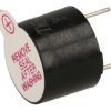 Buzzer elektromagnetyczny; TMB12A03; 82 dB; 2÷5V; 30mA; fi 12mm; przewlekany (THT); 7,6; z generatorem; piny; 9,5mm; RoHS