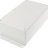 ABS enclosure, (L x W x H) 191 x 110 x 61 mm, light gray (RAL 7035), IP54, 1591EF2GY