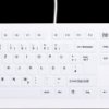 BC-C8100F-U1-W/GE Tastatur, USB, desinfizierbar, weiß, DE