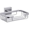 tesa 40241-00000-00 EKKRO soap basket chrome glossy no-drill mounting