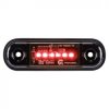 Lampa obrysowa LED czerwona 6 diod 12/24 V, klosz przyciemniany DARK - L1322