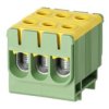 Złączka Szynowa Zgx 3X50 Mm2 Żółto - Zielona (Al/Cu) Gep-00056