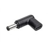 Adapter USB typu C na DC 5,5/2,1mm - wtyczka do zasilacza uniwersalnego - Akyga AK-ND-C02