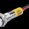 Q8F3CXXY24E Indicator LED, 24 V DC, 8 mm, wired, yellow/BrC