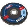 Sealey FD10080 Flap Disc Zirconium Ø100mm Ø16mm Bore 80Grit
