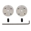 Pololu Universal Aluminum Mounting Hub for 3mm Shaft, #4-40 Holes (2-Pack)