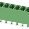 Pin header, 8 pole, pitch 3.81 mm, straight, green, 1803484