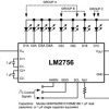 Multi-display inductorless LED driver with 32 exponential dimming steps in micro SMD
