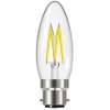 Energizer® S12855 LED BC (B22) Candle Filament Dim Bulb Warm White 470lm 4W