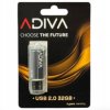 PENDRIVE 32GB ADIVA SREBRNY